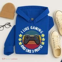 I Like Gaming And Like 3 People Hoodie thumb 4