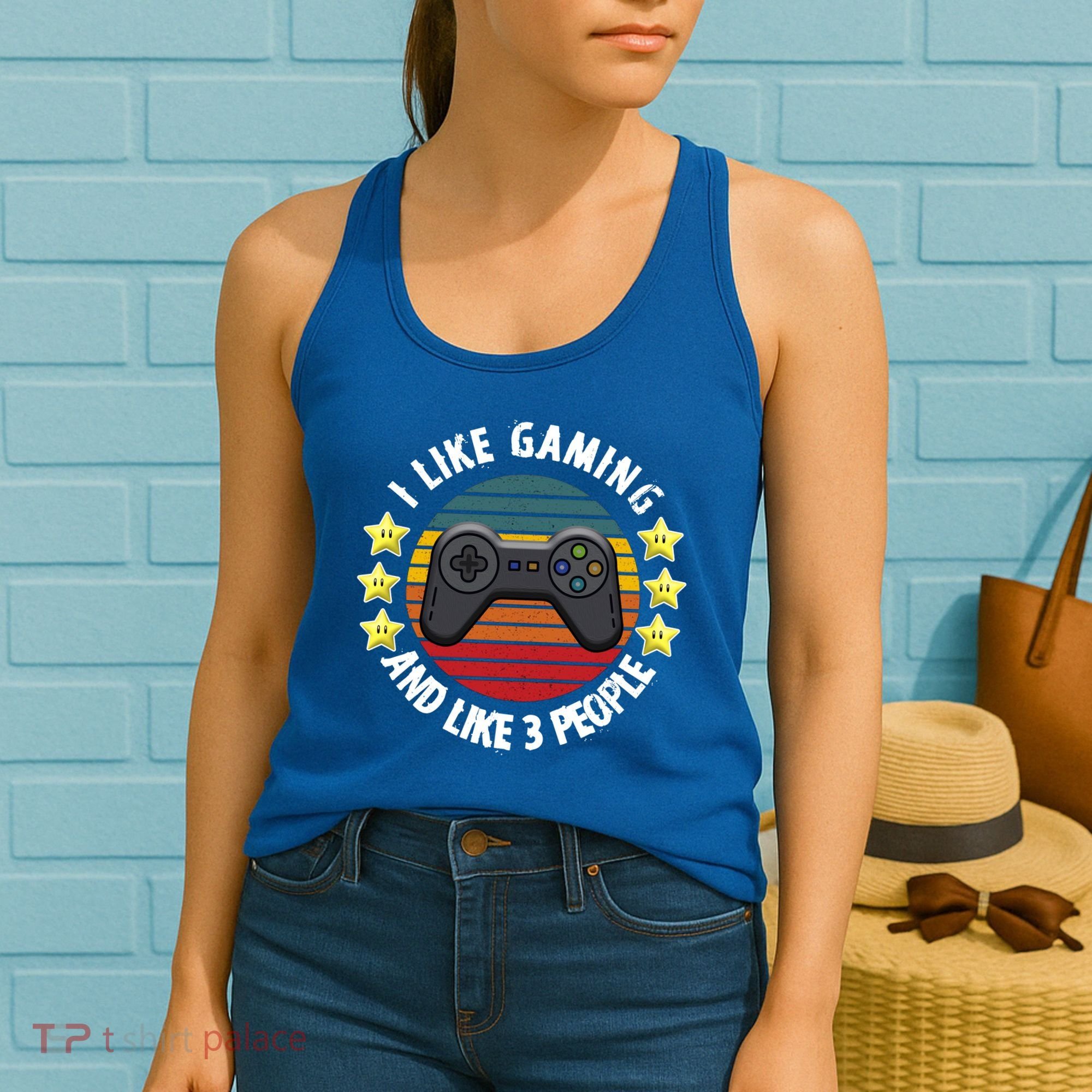I Like Gaming And Like 3 People Women's Tank Top