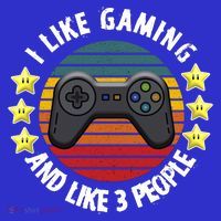 I Like Gaming And Like 3 People Toddler Hoodie thumb 2