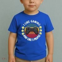 I Like Gaming And Like 3 People Toddler T-Shirt thumb 2