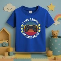 I Like Gaming And Like 3 People Toddler T-Shirt thumb 3