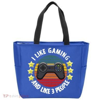 I Like Gaming And Like 3 People Tote Bag
