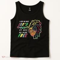 I Like Hair Loc'd Up And My Mind Free Tank Top thumb 2