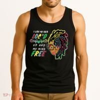 I Like Hair Loc'd Up And My Mind Free Tank Top thumb 3