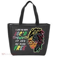 I Like Hair Loc'd Up And My Mind Free Tote Bag thumb 0