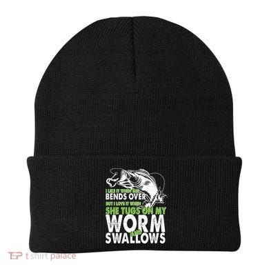 I Like It When She Bends Over Fishing Bait Beanie