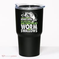 I Like It When She Bends Over Fishing Bait Tumbler thumb 0