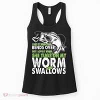 I Like It When She Bends Over Fishing Bait Women's Tank Top thumb 0