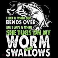 I Like It When She Bends Over Fishing Bait Women's Tank Top thumb 5