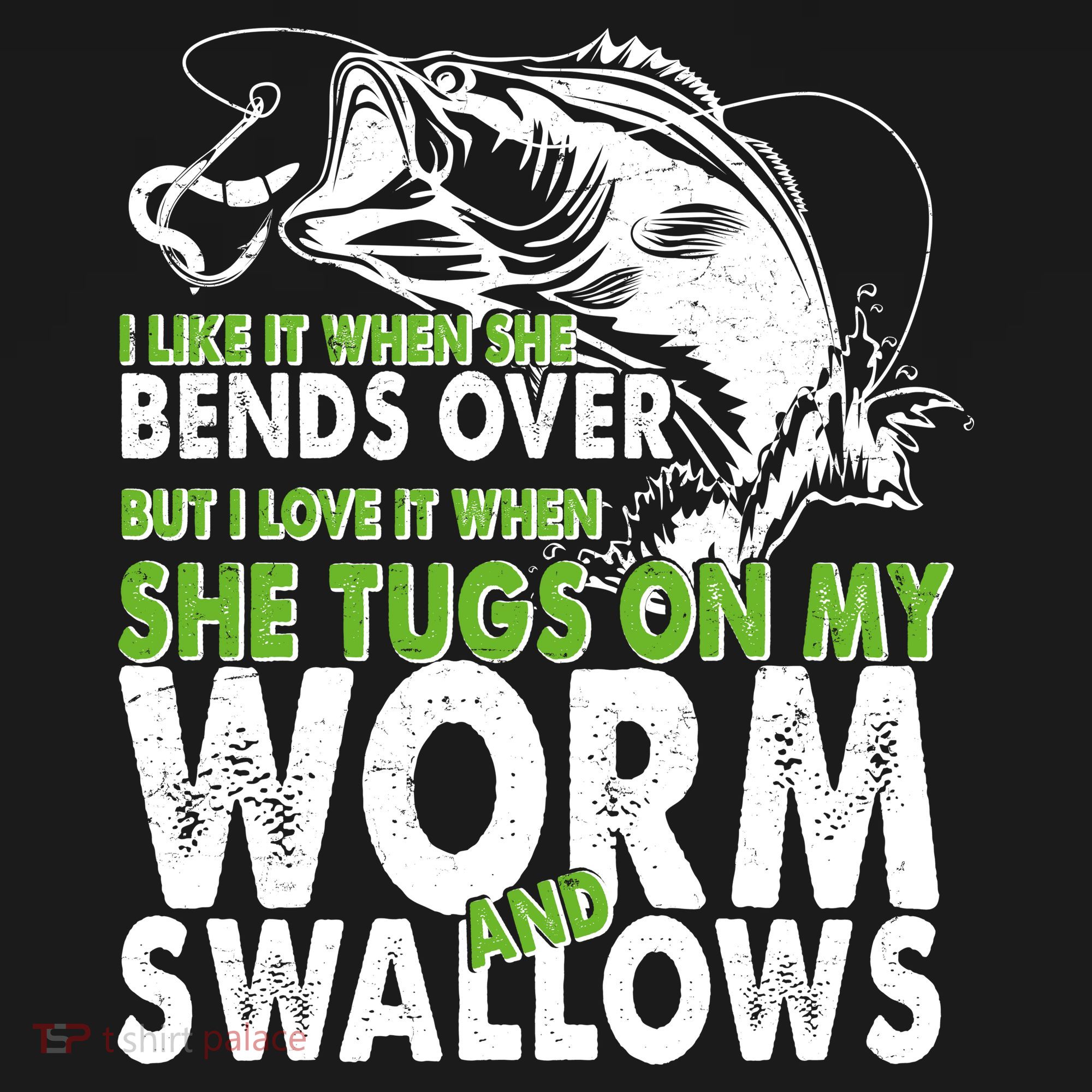 I Like It When She Bends Over Fishing Bait Kids Sweatshirt
