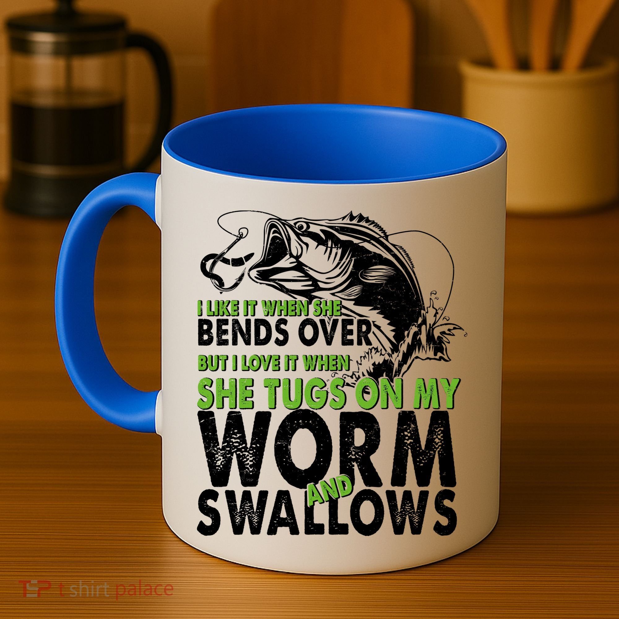 I Like It When She Bends Over Fishing Bait Coffee Mug