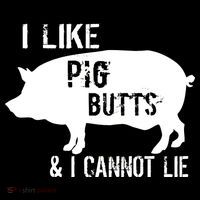 I Like Pig Butts & I Cannot Lie Women's Hoodie thumb 2