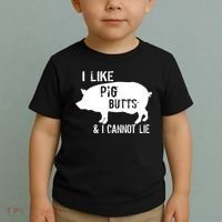 I Like Pig Butts & I Cannot Lie Toddler T-Shirt thumb 2