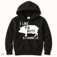 I Like Pig Butts & I Cannot Lie Kids Hoodie thumb 0