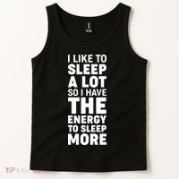 I Like to Sleep A Lot Tank Top thumb 2