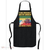I Like Whiskey And My Smoker And Maybe 3 People Apron thumb 0