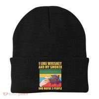 I Like Whiskey And My Smoker And Maybe 3 People Beanie thumb 0