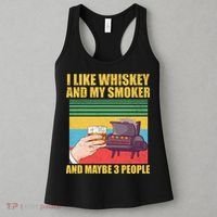 I Like Whiskey And My Smoker And Maybe 3 People Women's Tank Top thumb 3