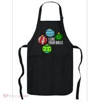 I Like Your Balls Funny Christmas Apron thumb 0