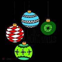 I Like Your Balls Funny Christmas Coffee Mug thumb 5
