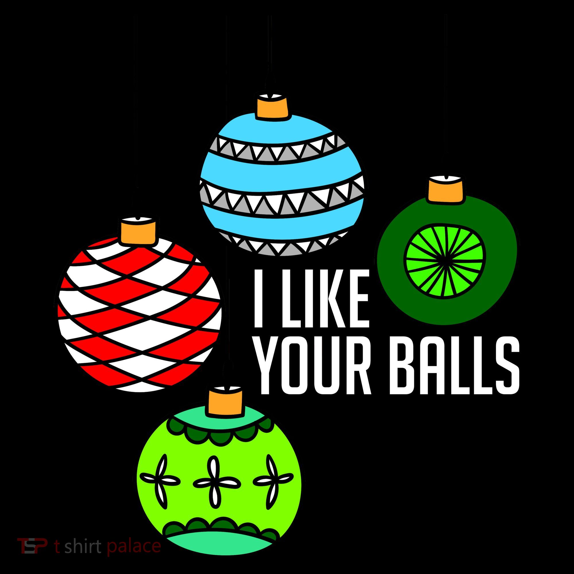 I Like Your Balls Funny Christmas Women's Hoodie
