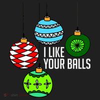 I Like Your Balls Funny Christmas Tumbler thumb 3