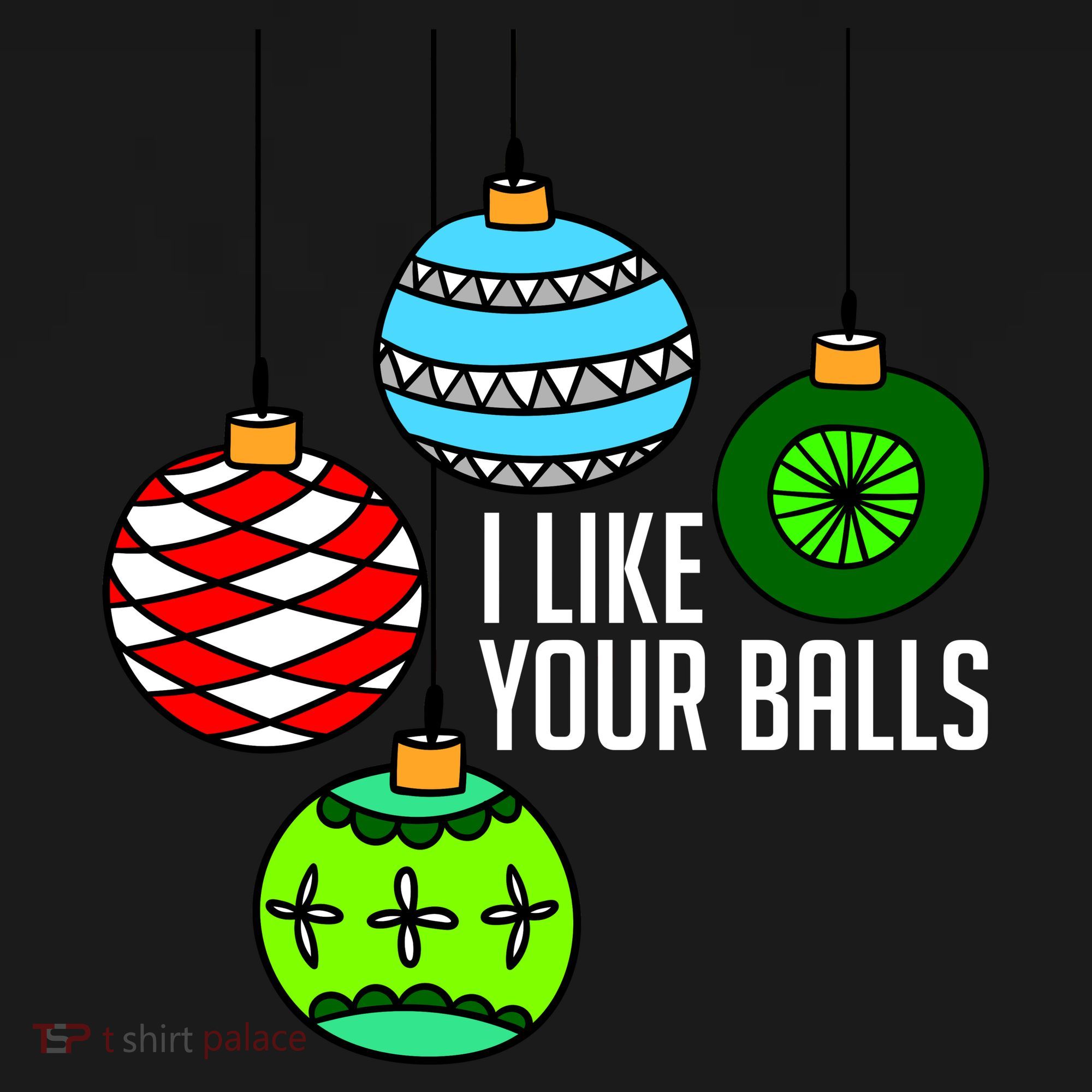 I Like Your Balls Funny Christmas Visor