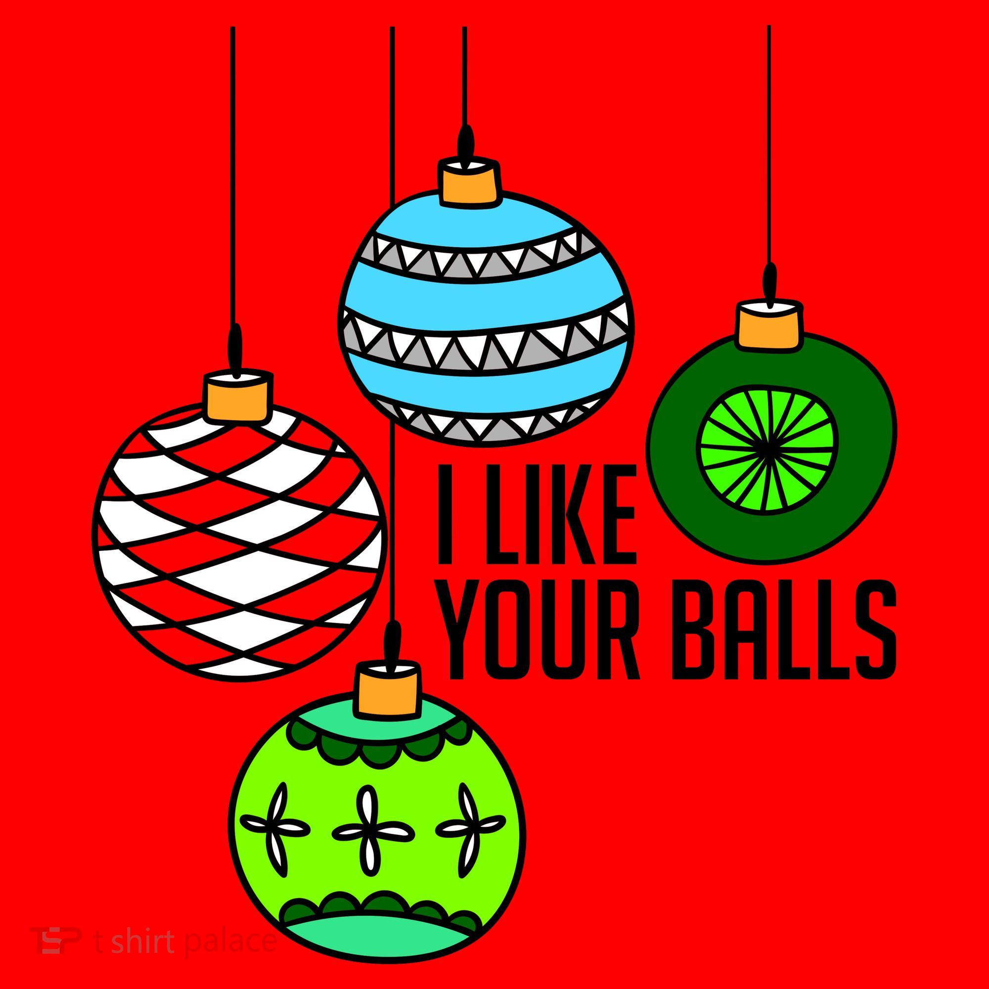 I Like Your Balls Funny Christmas Santa Hat