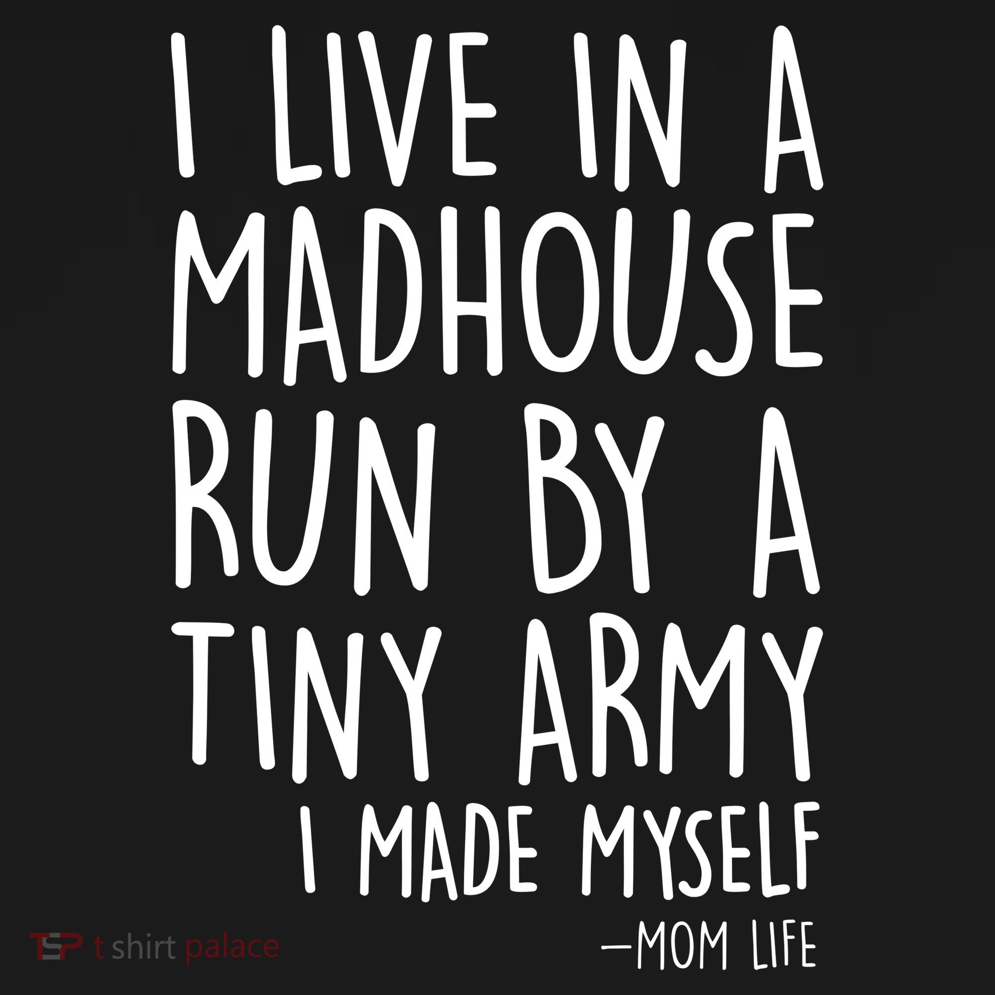 I Live In A Madhouse Run By A Tiny Army Mom Life Ornament