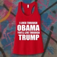 I Lived Through Obama You'll Live Through Trump Women's Tank Top thumb 3