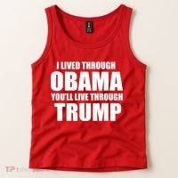 I Lived Through Obama You'll Live Through Trump Tank Top thumb 2