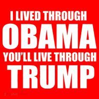 I Lived Through Obama You'll Live Through Trump Toddler T-Shirt thumb 4