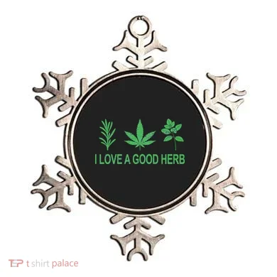 I Love A Good Herb Ornament