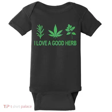 I Love A Good Herb Baby Bodysuit