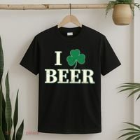 I Love Beer Shamrock  T-Shirt thumb 2
