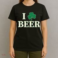 I Love Beer Shamrock  T-Shirt thumb 4