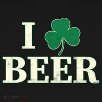 I Love Beer Shamrock  T-Shirt thumb 7