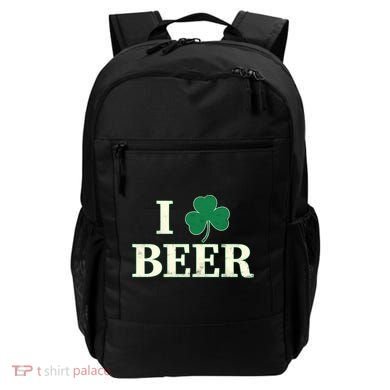 I Love Beer Shamrock  Backpack