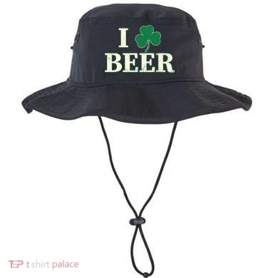 I Love Beer Shamrock  Bucket Hat