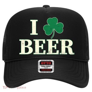I Love Beer Shamrock  Hat