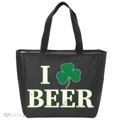 I Love Beer Shamrock  Tote Bag