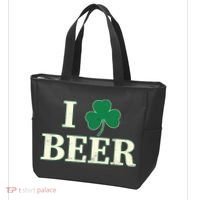 I Love Beer Shamrock  Tote Bag thumb 3