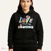I Love Being Called Grandma Floral Hoodie thumb 5