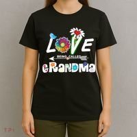 I Love Being Called Grandma Floral T-Shirt thumb 4