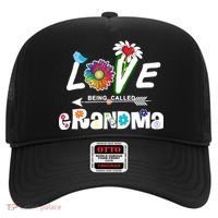 I Love Being Called Grandma Floral Hat thumb 0