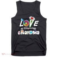 I Love Being Called Grandma Floral Tank Top thumb 0