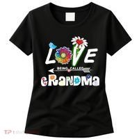 I Love Being Called Grandma Floral Women's T-Shirt thumb 0