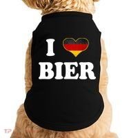 I Love Bier Octoberfest Beer Drinking Germany Flag Doggie Tank thumb 0