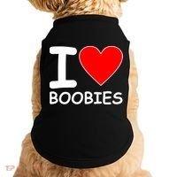 I Love Boobies Doggie Tank thumb 0