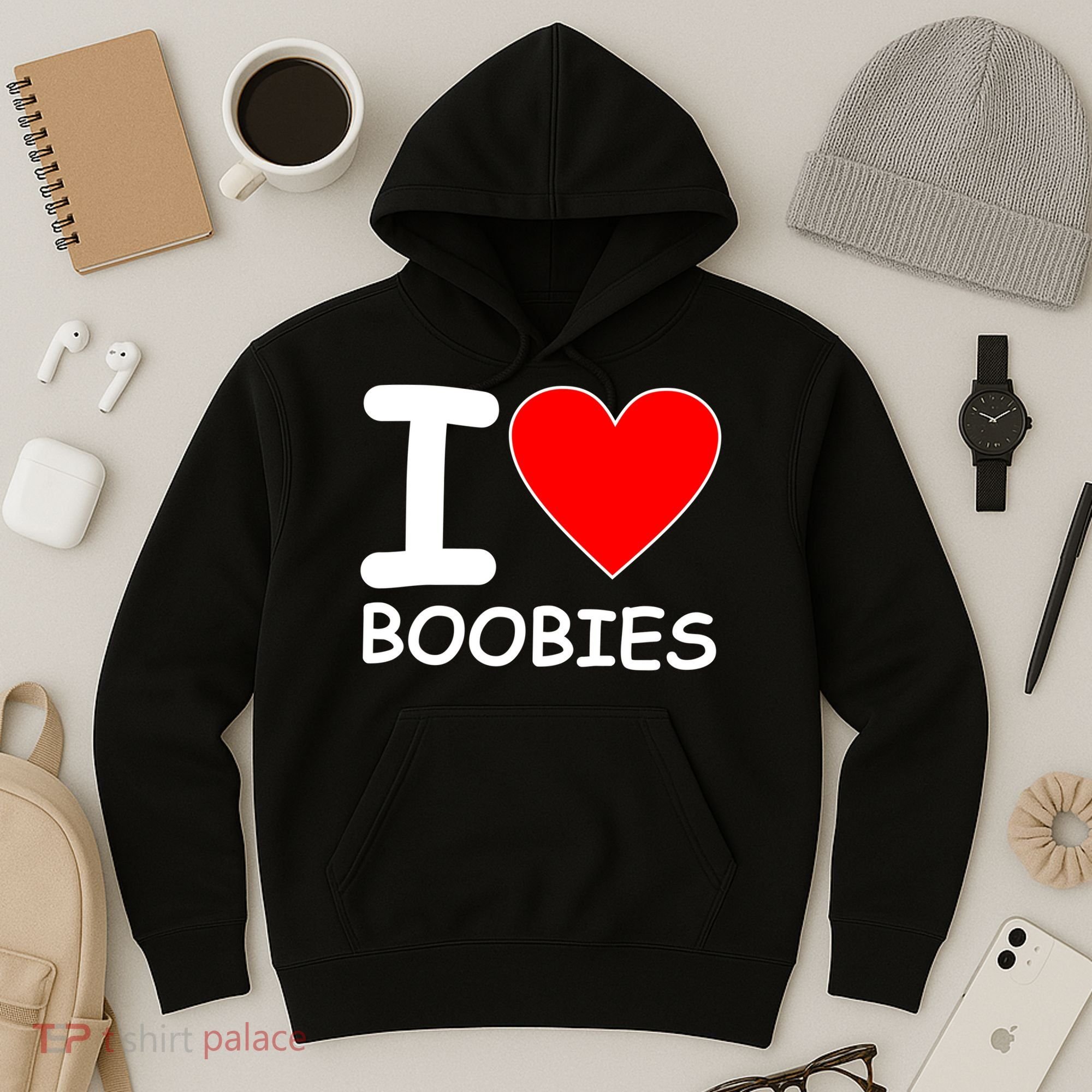 I Love Boobies Hoodie